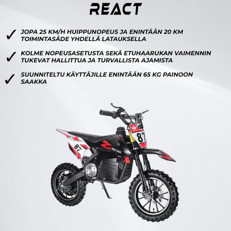 Sähköcrossi React Seeker, 800W