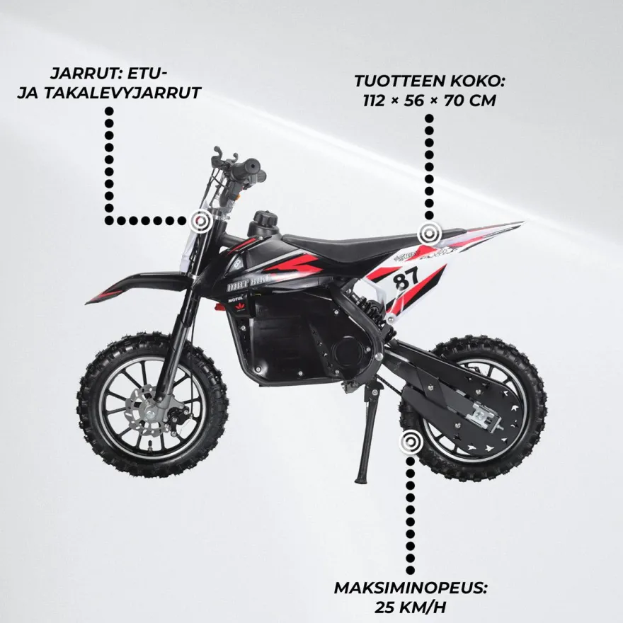 Sähköcrossi React Seeker, 800W