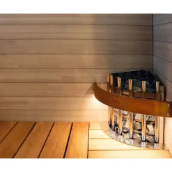Sähkökiuas Harvia Glow Corner TRC90XE Steel, 9kW, 8-14m³, erillinen ohjaus