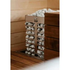Sähkökiuas Huum Steel, 9kW, 9-15m³, erillinen ohjaus