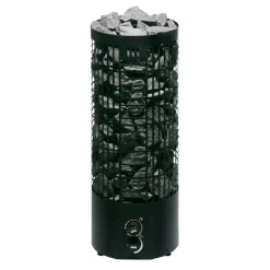 Sähkökiuas Mondex Tahko M, 6.6kW, 6-9m³, kiinteä ohjaus, musta