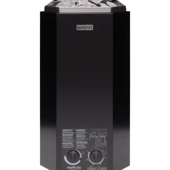 Sähkökiuas Narvi Minex, 3.6kW, 2-4m³, kiinteä ohjaus, musta