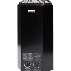 Sähkökiuas Narvi Minex, 3.6kW, 2-4m³, kiinteä ohjaus, musta