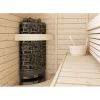 Sähkökiuas SAWO Aries Corner Black NS, 4.5kW, 3-6m³, erillinen ohjaus