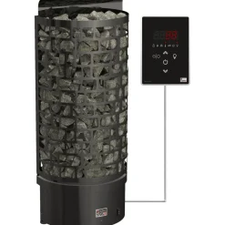 Sähkökiuas SAWO Aries Wall Black Ni2, 6kW, 5-8m³, erillinen ohjaus