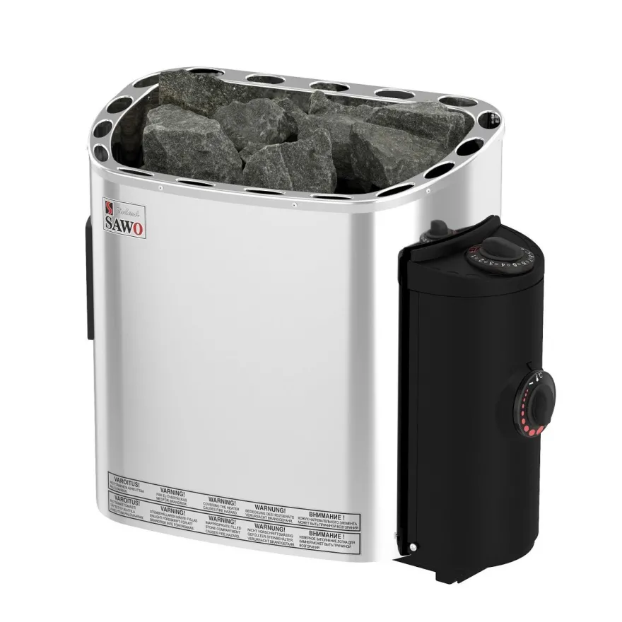 Sähkökiuas SAWO Scandia Trendline, 8kW, 7-13m³, kiinteä ohjaus