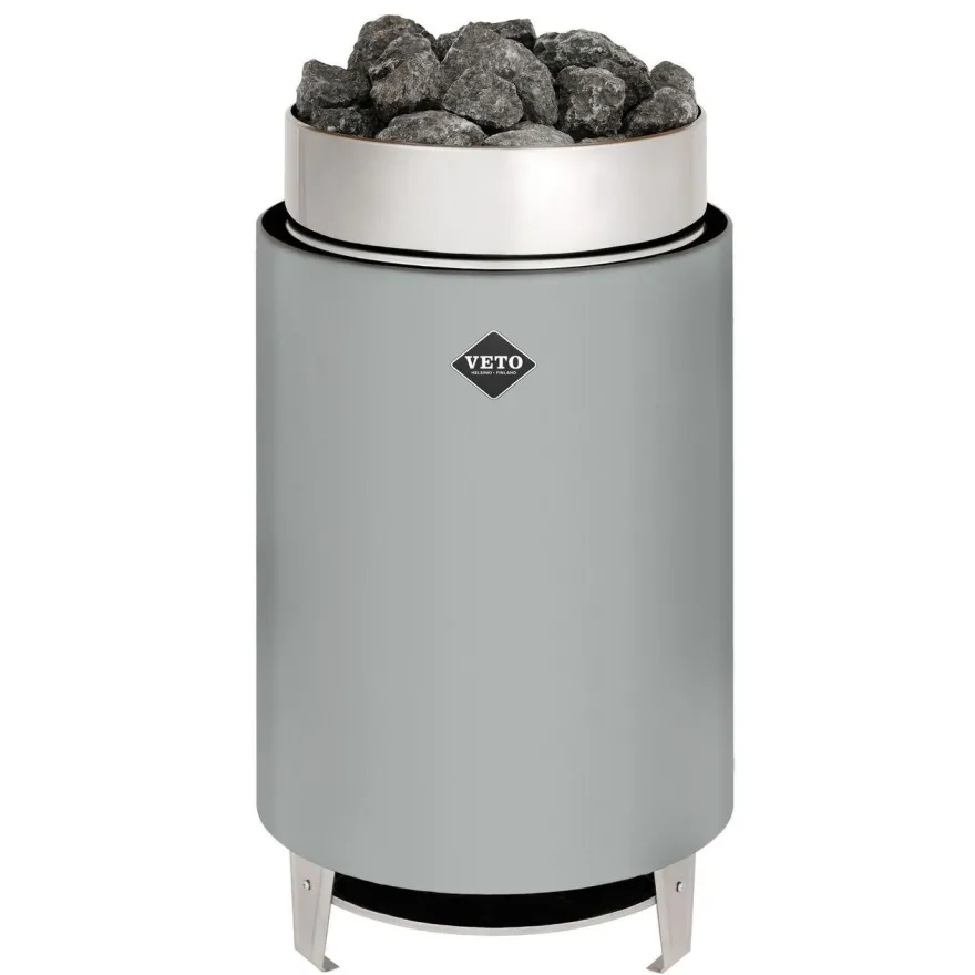 Sähkökiuas VETO SK17, 17.5kW, 18-28m³, erillinen ohjaus, harmaa