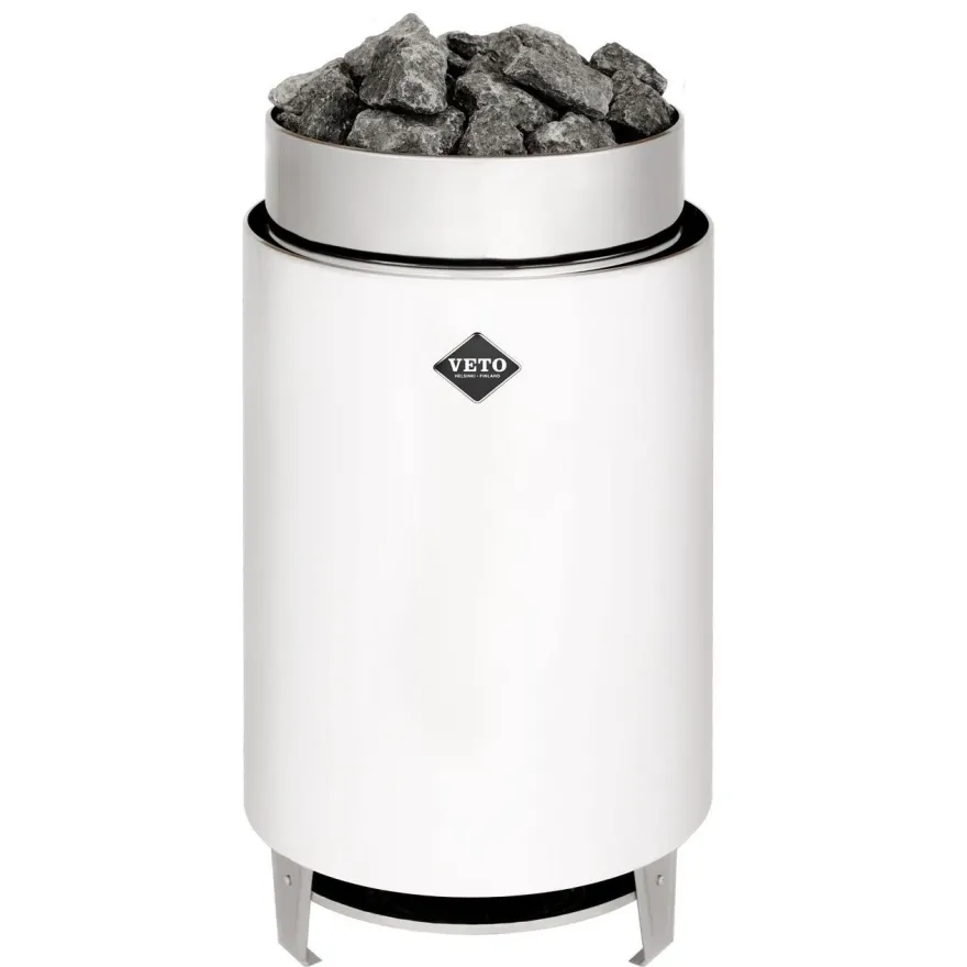 Sähkökiuas VETO SK15, 15kW, 14-24m³, erillinen ohjaus, valkoinen