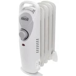 Sähköpatteri Harju Mini, 600W, 38.5x24cm, öljytäytteinen