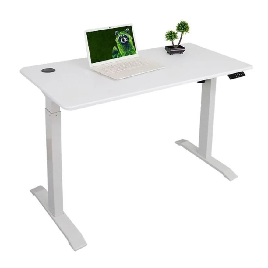Sähköpöydän runko Bandago Economy, 1100mm, valkoinen