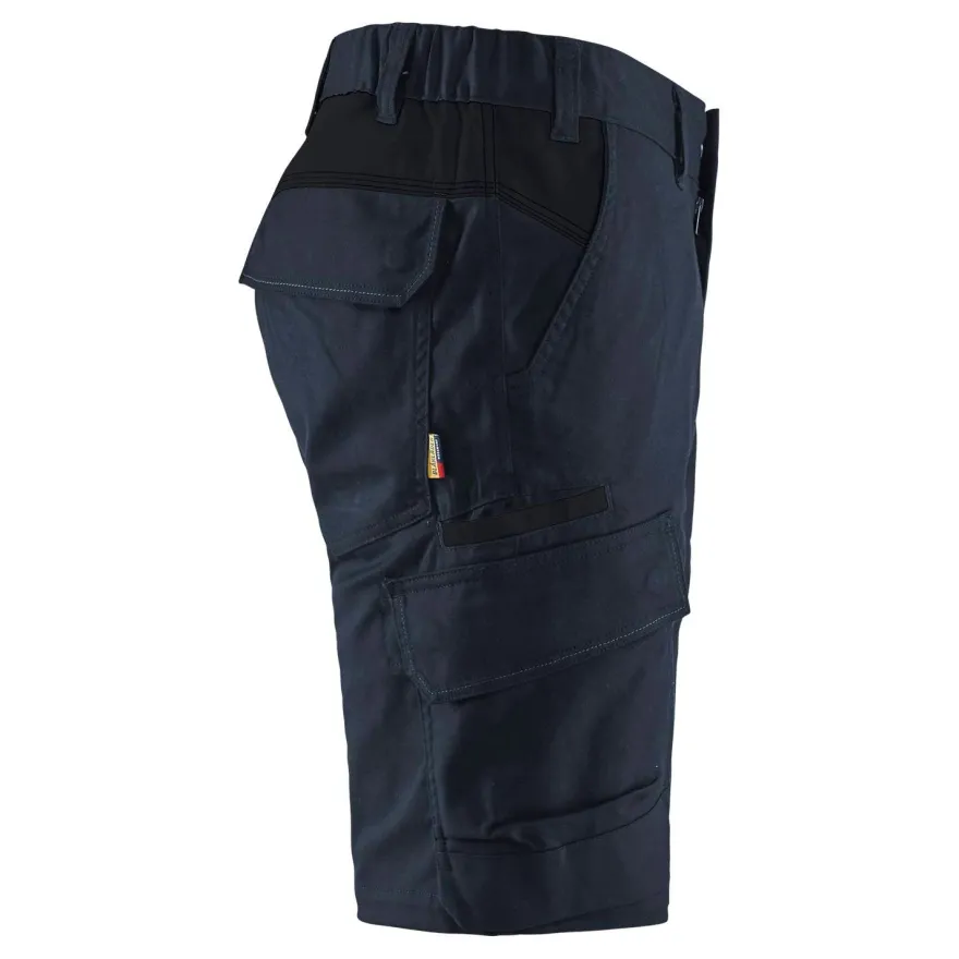 Shortsit Blåkläder 1446 Stretch, tummansininen/musta