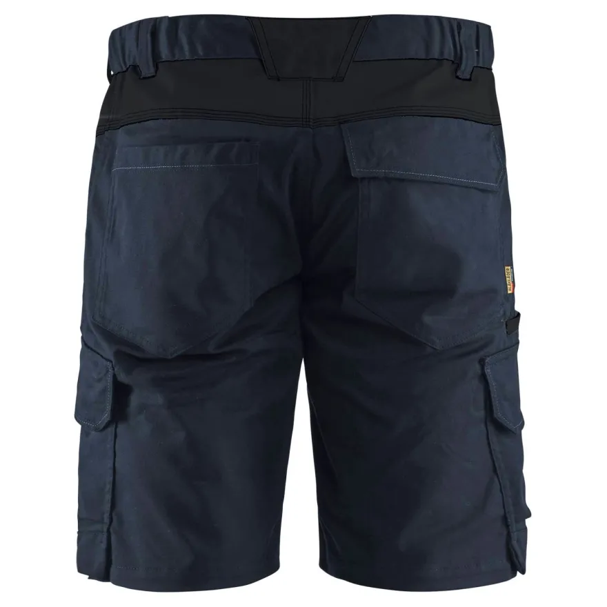 Shortsit Blåkläder 1446 Stretch, tummansininen/musta