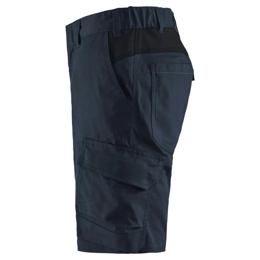Shortsit Blåkläder 1446 Stretch, tummansininen/musta