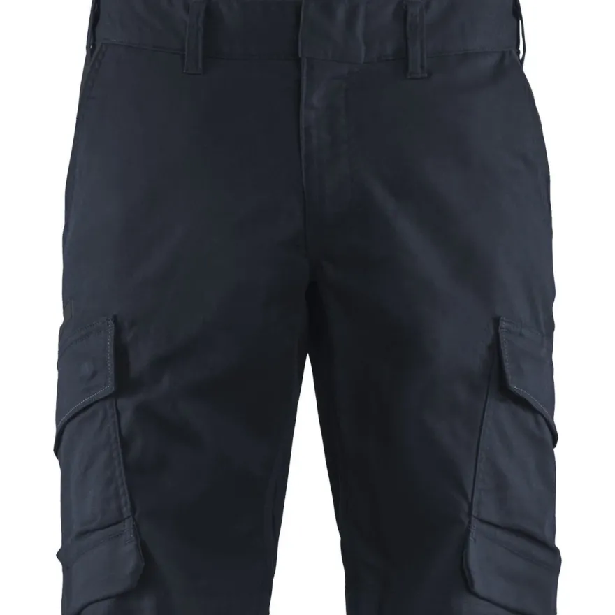 Shortsit Blåkläder 1446 Stretch, tummansininen/musta