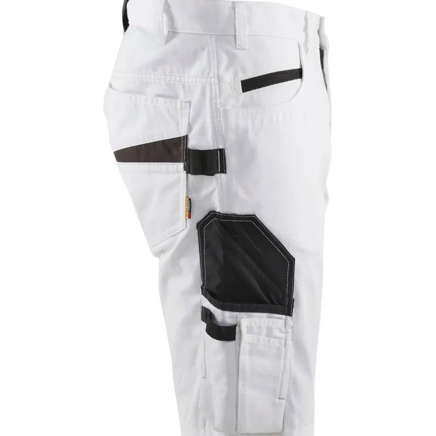 Shortsit Blåkläder 1094 Stretch, valkoinen/tummanharmaa