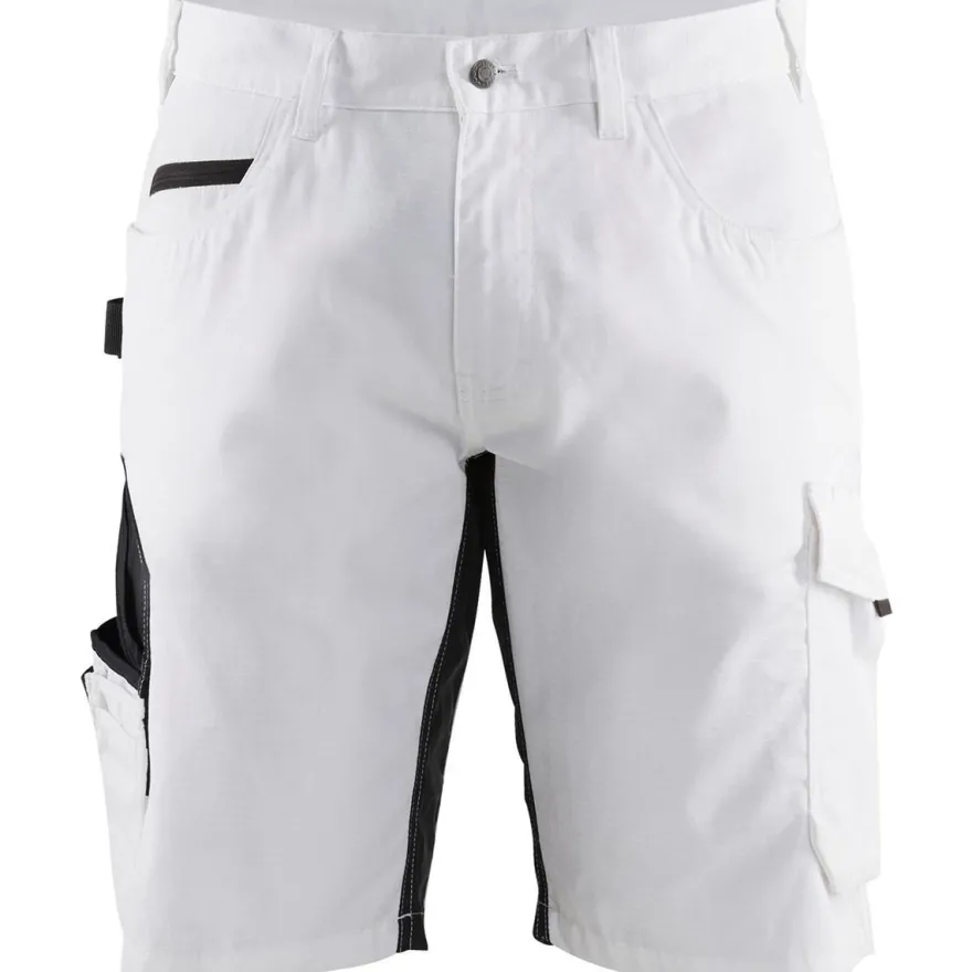 Shortsit Blåkläder 1094 Stretch, valkoinen/tummanharmaa