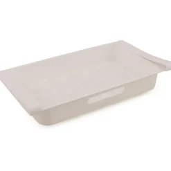 Säilytysastia kananmunille Linento Eggies, 31.5x17.8x4.5cm, valkoinen