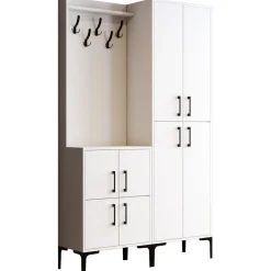 Säilytyskokonaisuus Linento Furniture Berlin BA, valkoinen