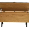 Säilytyspenkki House Nordic Barco, 92x33x48cm, ruskea/harmaa