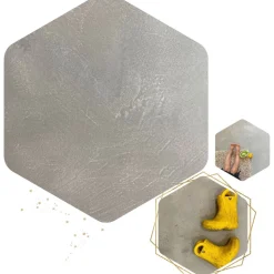 Sisustuslaasti Dekofloor Concret kuivan tilan lattiaan eri värejä