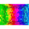 Sisustustarra Artgeist Rainbow Cube, eri kokoja