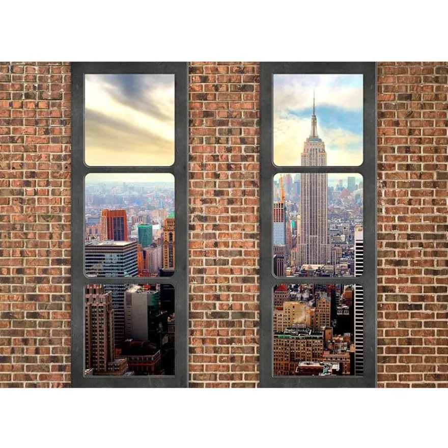 Sisustustarra Artgeist The view from the window: New York, eri kokoja