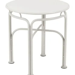 Sivupöytä Brafab Arts, Ø46cm, valkoinen