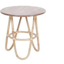 Sivupöytä Hillerstorp Sienna, Ø55cm, ruskea