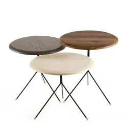 Sivupöytäsetti Linento Furniture Tuval 071 ruskea/antrasiitti/kermanvalkoinen