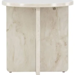 Sivupöytä Venture Home Ålesund, ø50cm, beige