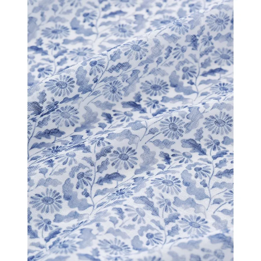 Sivuverho Svanefors Yrsa, 140x280cm, 2kpl/pkt, sininen