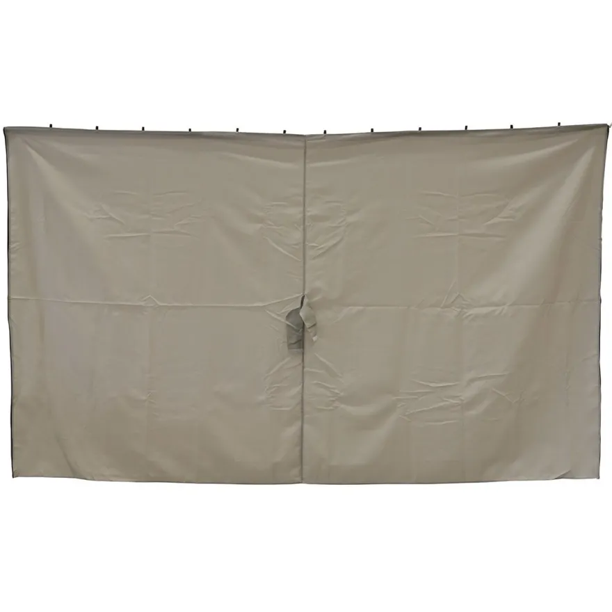Sivuverhot Luxor 3x4m paviljongille, vaaleanharmaa, 4kpl
