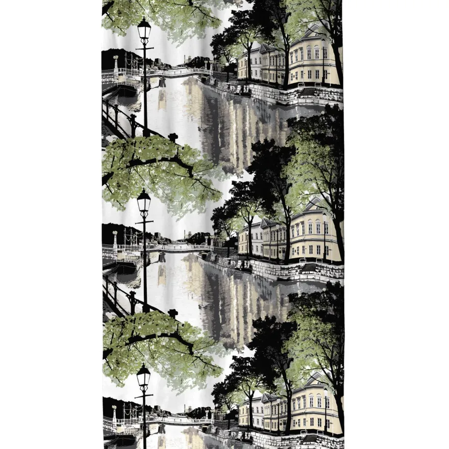 Sivuverho Vallila Aurajoki, 140x250cm