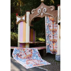 Sivuverho Vallila x Linnanmäki Fanfaari 140x240cm multi