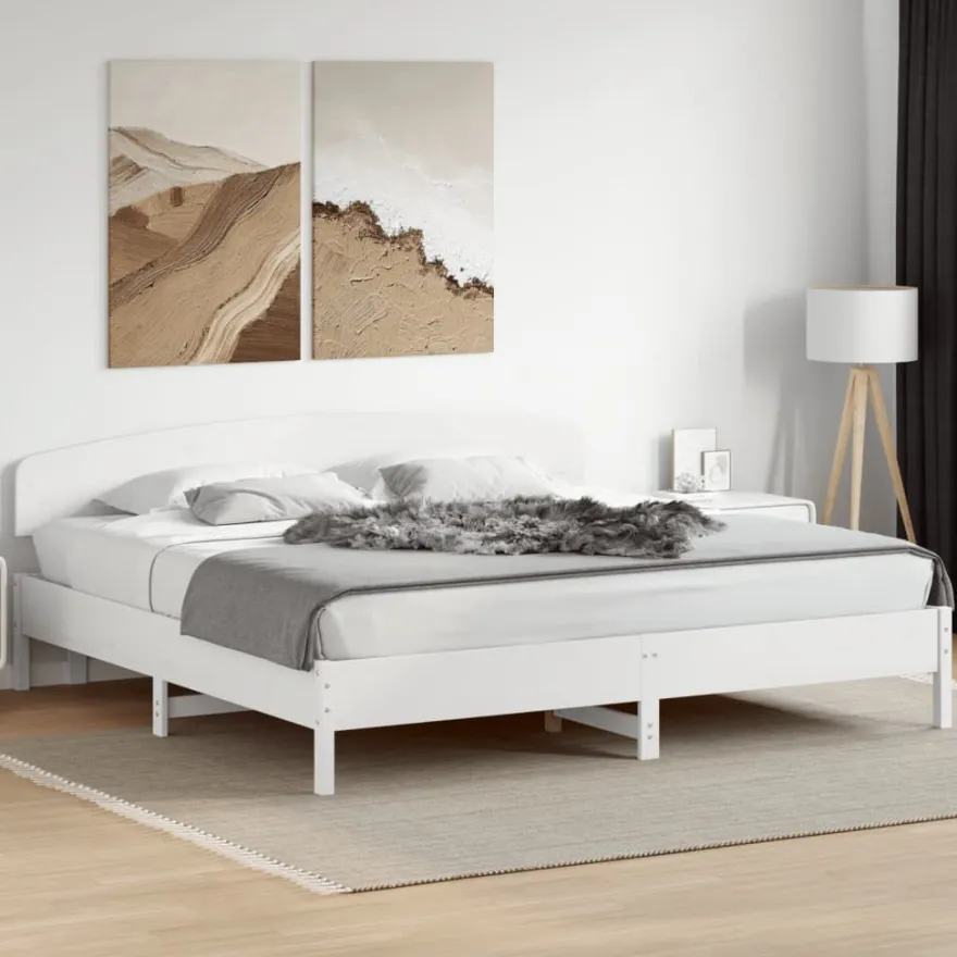 Sängynpääty täysi mänty, eri kokoja ja värejä (32915)