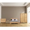 Sängynrunko Home4You Chicago New 160x200cm, vaalea puu