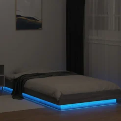 Sängynrunko LED-valoilla, tekninen puu, eri värejä ja kokoja (38011)