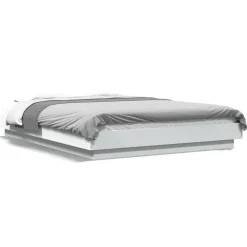 Sängynrunko LED-valoilla, tekninen puu, eri värejä ja kokoja (38011)