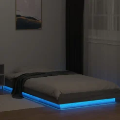 Sängynrunko LED-valoilla, tekninen puu, eri värejä ja kokoja (38011)