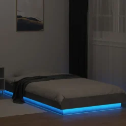 Sängynrunko LED-valoilla, tekninen puu, eri värejä ja kokoja (38011)