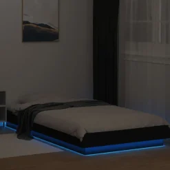 Sängynrunko LED-valoilla, tekninen puu, eri värejä ja kokoja (38011)