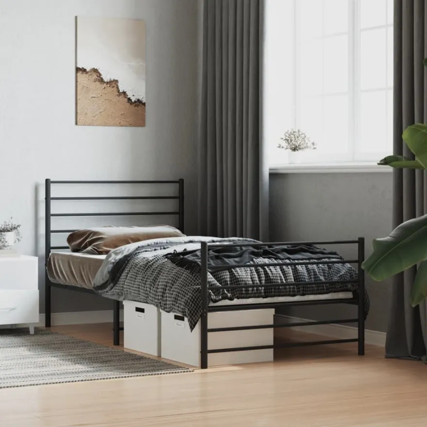 Sängynrunko metalli, eri päätyvaihtoehtoja ja värejä, useita kokoja (28910)