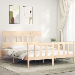 Sängyt ja sängynrungot, täysi mänty, eri kokoja ja värejä (30609)