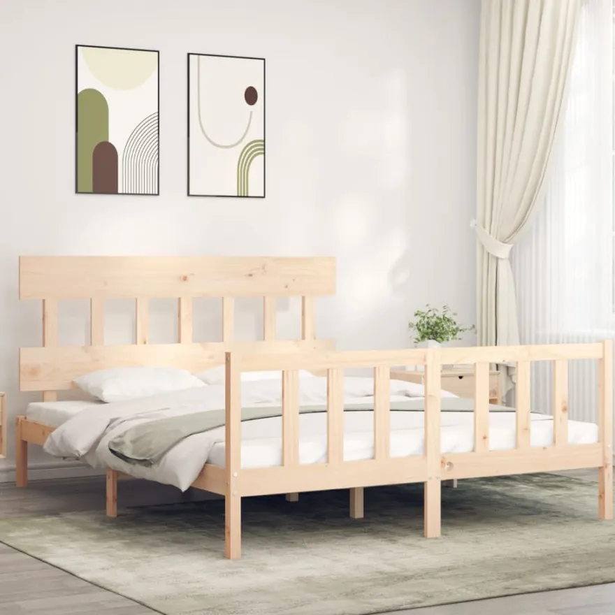 Sängyt ja sängynrungot, täysi mänty, eri kokoja ja värejä (30609)