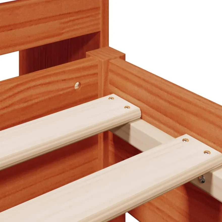 Sänky kirjahyllyllä, täysi mänty, eri kokoja ja värejä (44206)