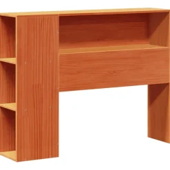 Sänky/kirjahylly täysi mänty, vahanruskea, eri kokoja (44212)