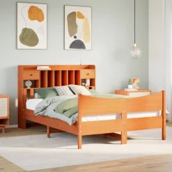 Sänkyrunko, täysi mänty, eri kokoja ja värejä (44218)