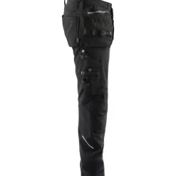 Softshell-riipputaskuhousut Blåkläder 1805, musta