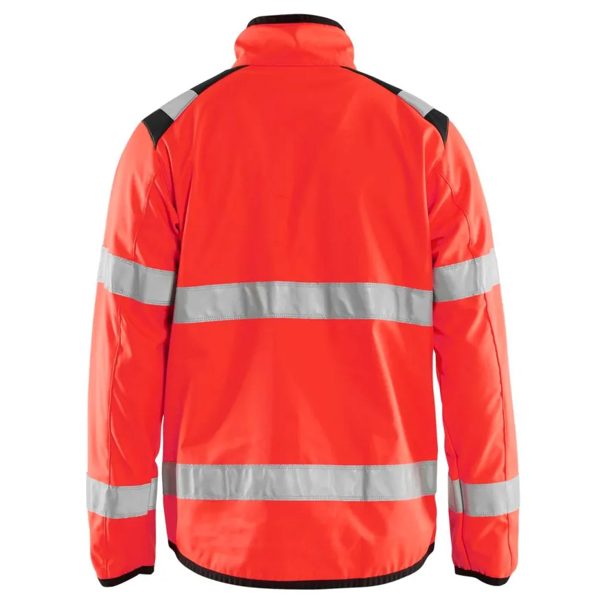 Softshell-takki Blåkläder 4877 Highvis, huomiopunainen/musta