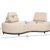 Sohva Home4You AMANO 2-istuttava, beige